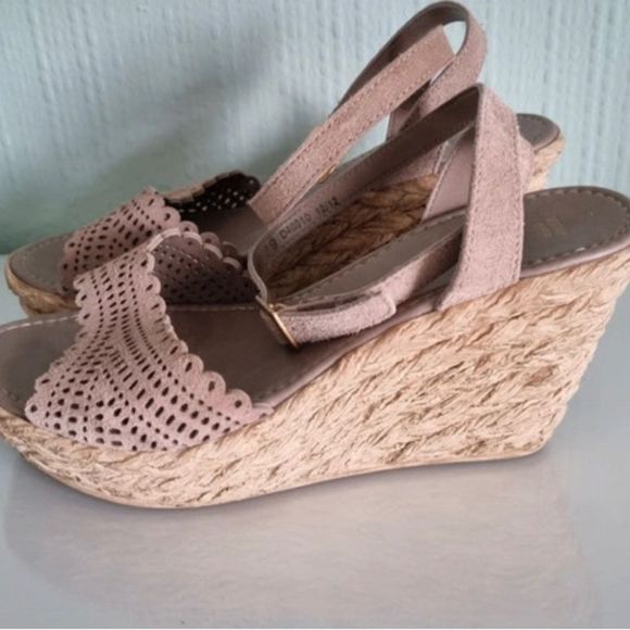 Wedge Ankle Strap Sandal Made in Italy - Picture 5 of 8